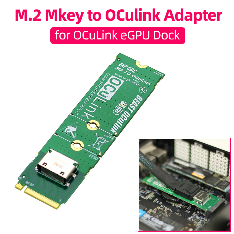 Oculink Egpu Mini Pc - NVME M.2 M kunci untuk adaptor