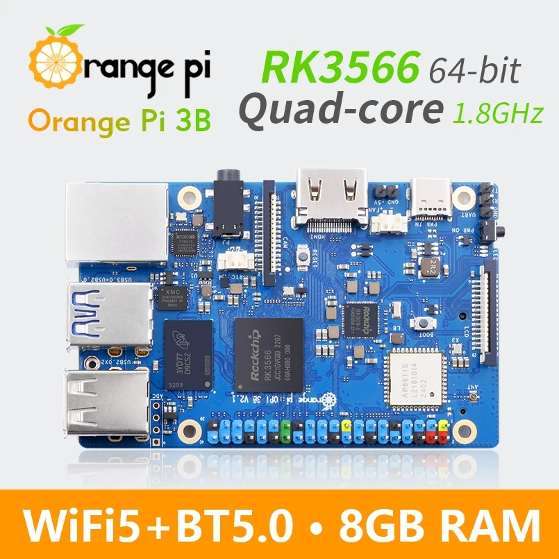Orange Pi 3B 8GB 4GB 2GB RAM R - Rockchip Rk3588 Development Board ulasan dan harga